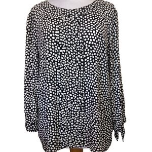 Karl Lagerfeld Polka Dot Blouse